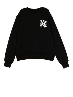 KIDS Bones monogram-print sweatshirt
