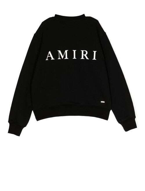 AMIRI KIDS Bones monogram-print sweatshirt