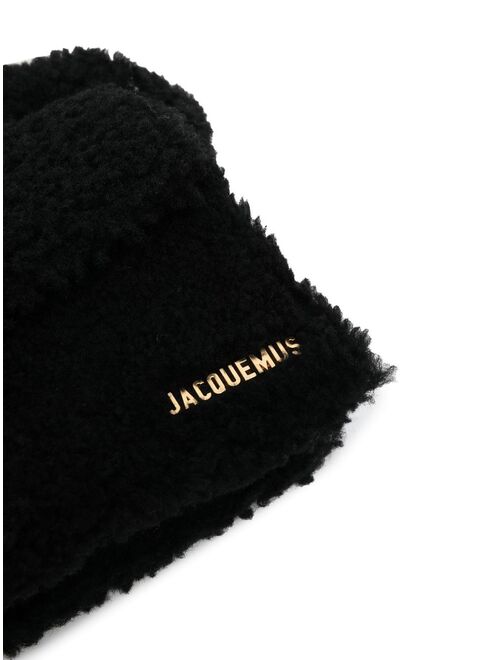 Jacquemus Le Bambidou shearling shoulder bag