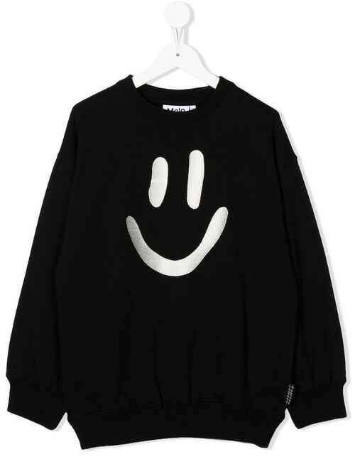 Molo Mar smiley face-print sweatshirt