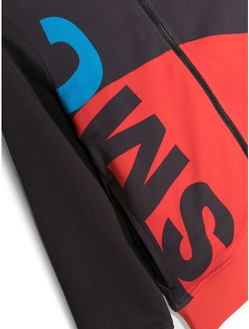 Stella McCartney Kids graphic-print zip-up hoodie