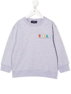 Kids logo crew-neck sweatshirt