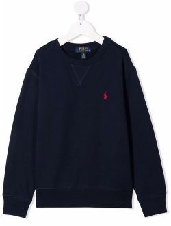 Ralph Lauren Kids embroidered logo sweatshirt