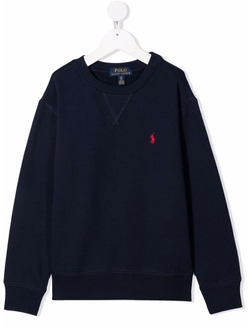 Polo Ralph Lauren Ralph Lauren Kids embroidered logo sweatshirt