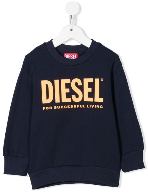 Diesel Kids logo-print sweatshirt