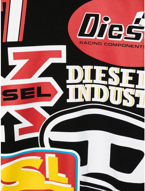 Diesel Kids Spebs Over graphic-print sweatshirt