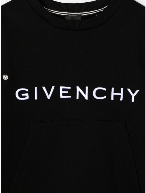 Givenchy Kids bandana logo print hoodie