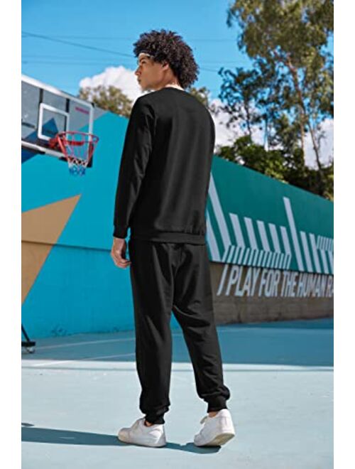 COOFANDY Men's Tracksuit 2 Piece Long Sleeve Pullover Jogging Track Suit Athletic Casual Sweatsuit
