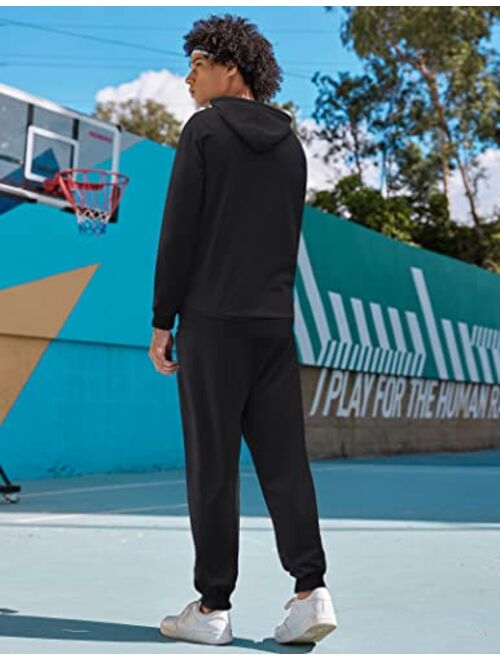 COOFANDY Men's Tracksuit 2 Piece Hoodie Sweatsuit Sets Long Sleeve Athletic Suit Fashion Sports Suit