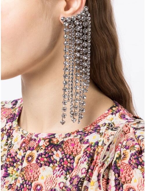 Isabel Marant Wild Shore crystal drop earcuff earrings