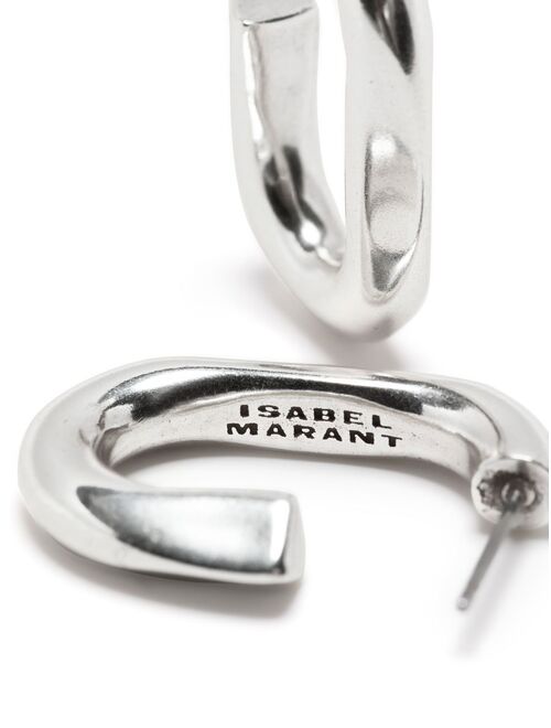 Isabel Marant oval-hoop earrings