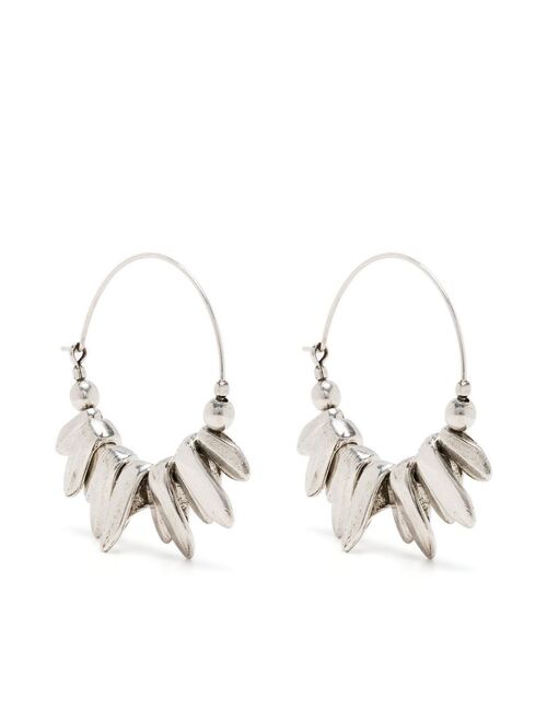 Isabel Marant charm-hoop earrings