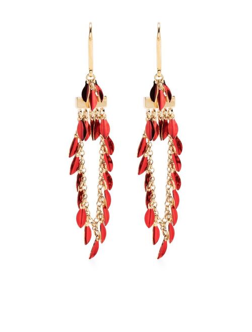 Isabel Marant leaf charm-embellished earrings