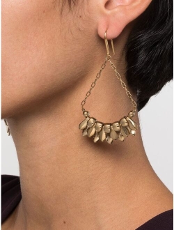 embellished chandelier earrings