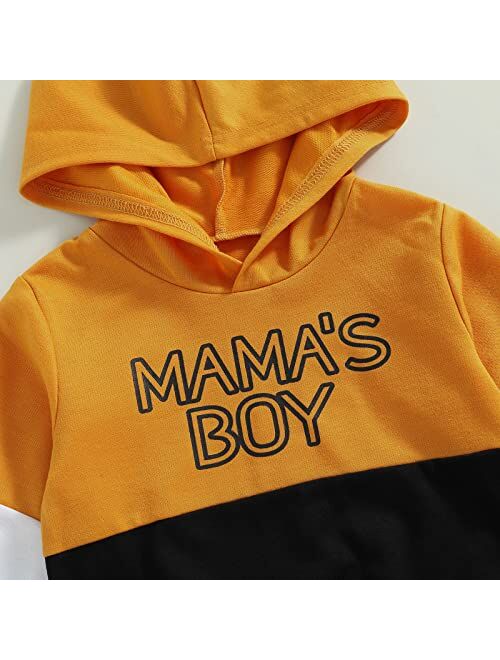 Ma&Baby Toddler Infant Baby Boy Girls Clothes Hoodie Fall Winter Sweatsuit Pants Gender Neutral Long Sleeve Outfit Set