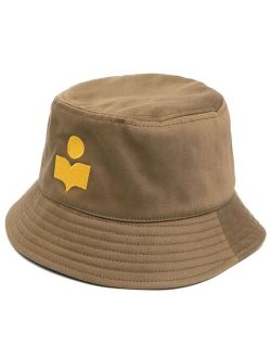 embroidered-logo bucket hat