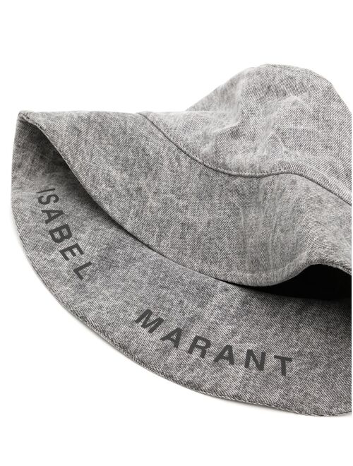 Isabel Marant acid-wash denim bucket hat