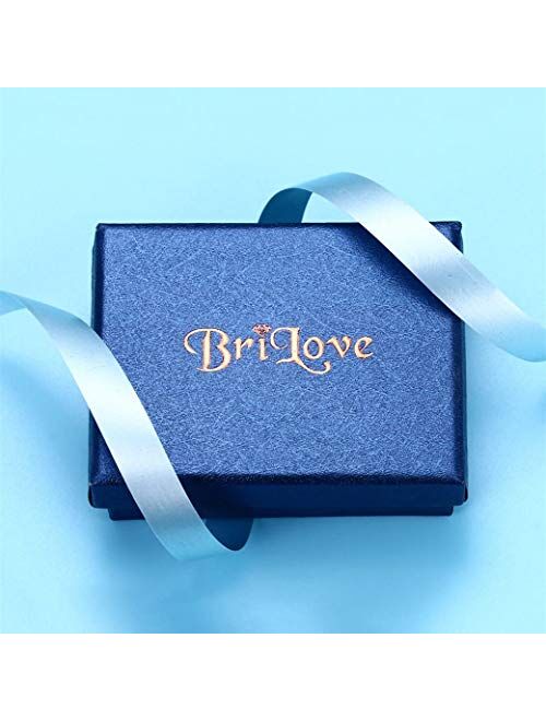 BriLove Wedding Bridal Marquise Rhinestones Cluster Stretch Bangle Bracelet for Bride