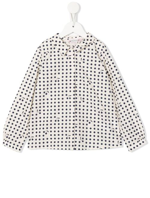 Bonpoint Bessie polka-dot print blouse