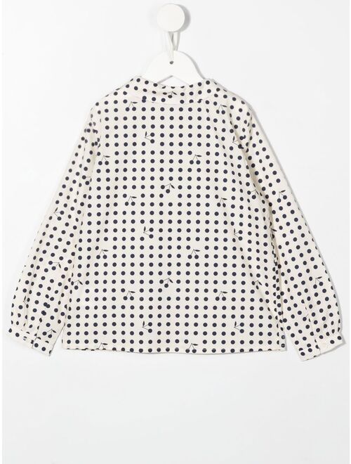 Bonpoint Bessie polka-dot print blouse