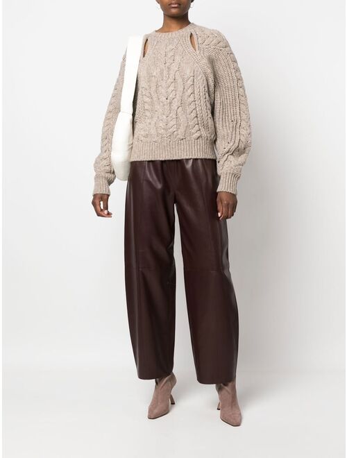 Isabel Marant Paloma cable-knit jumper