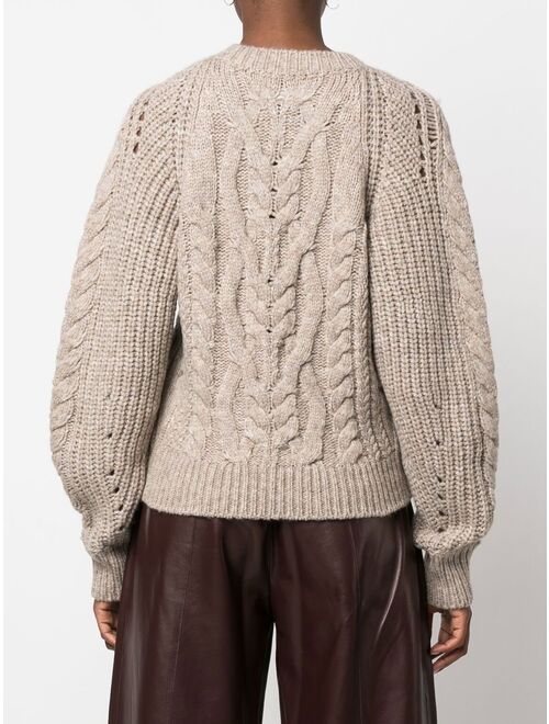 Isabel Marant Paloma cable-knit jumper