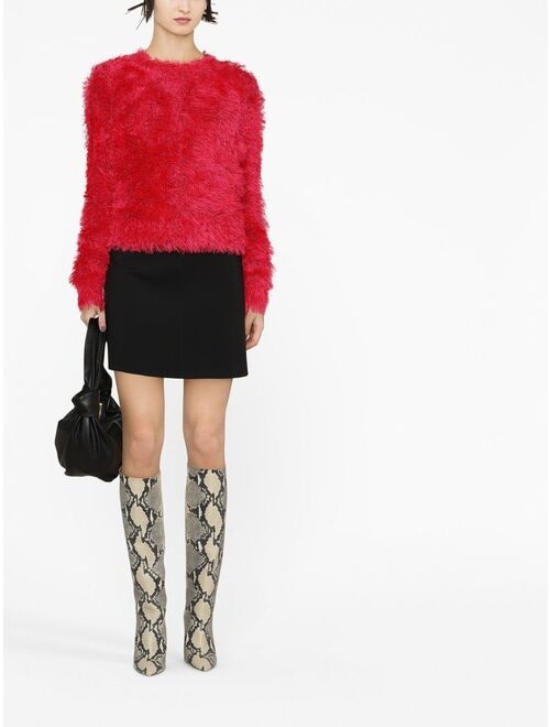 Isabel Marant fuzzy knitted jumper