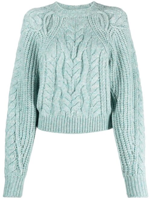 Isabel Marant cable-knit cut-out jumper