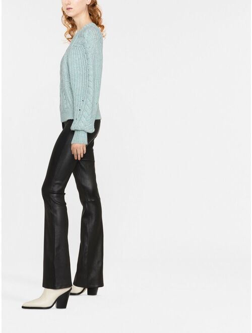 Isabel Marant cable-knit cut-out jumper
