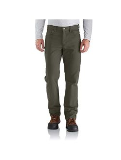 Men's Rugged Flex Relaxed Fit Canvas 5-Pocket Work Pant