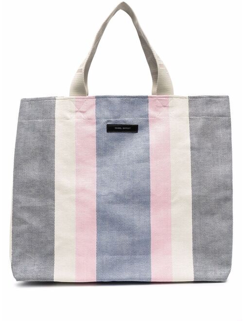 Isabel Marant Itak colour-block stripe tote bag
