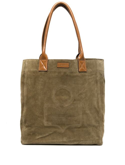 Isabel Marant Yenky iconic suede tote bag