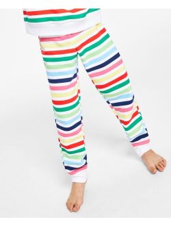 Kids' Printed Striped Matching Jogger Pants, Created for Macy's