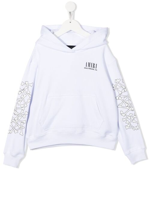 AMIRI KIDS logo-print cotton hoodie
