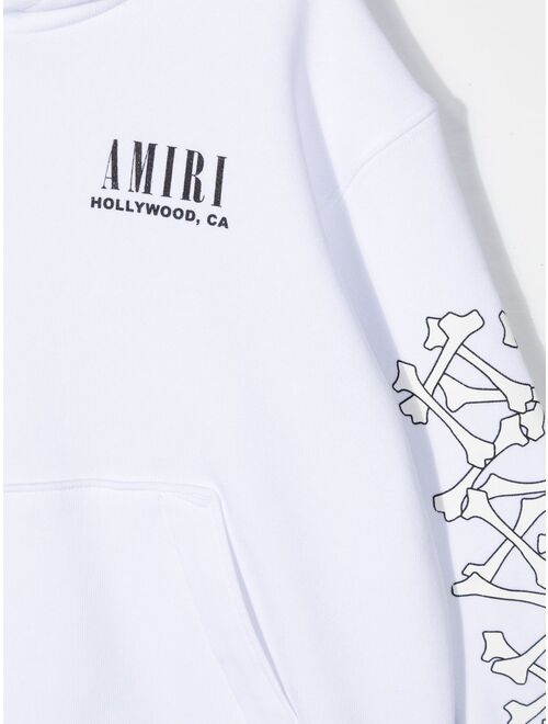 AMIRI KIDS logo-print cotton hoodie