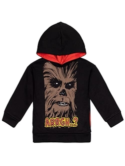 R2-D2 C-3PO Boys Fleece Pullover Hoodie Light Blue