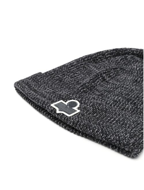 Isabel Marant logo-patch beanie
