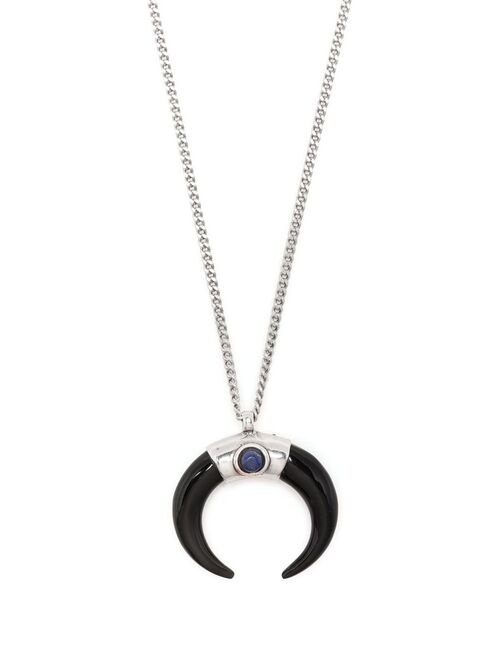 Isabel Marant horn chain-link pendant necklace