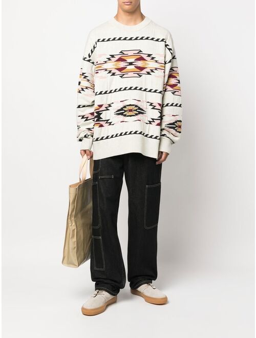 Isabel Marant patterned-jacquard jumper