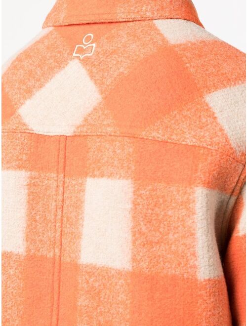 Isabel Marant button-up checked jacket