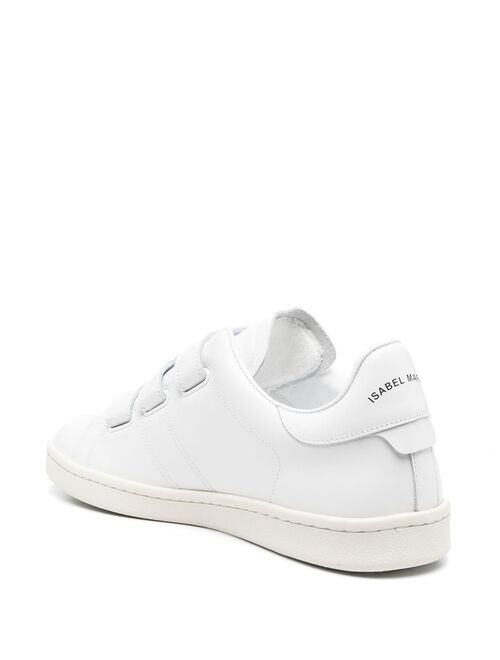 Isabel Marant perforated-logo touch-strap sneakers