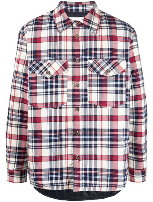 Isabel Marant check-print two-pocket shirt jacket