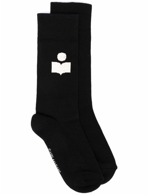 Isabel Marant logo knit socks