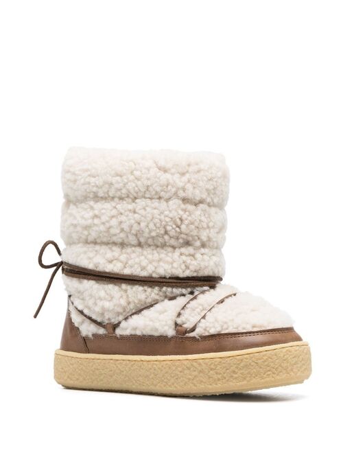 Isabel Marant Zimlee shearling snow boots