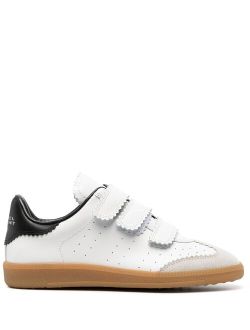 perforated touch-strap sneakers