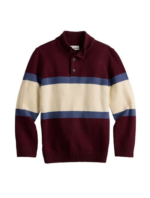 Boys 8-20 Sonoma Goods For Life Mock Neck Sweater