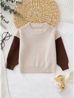 Baby Color Block Sweater