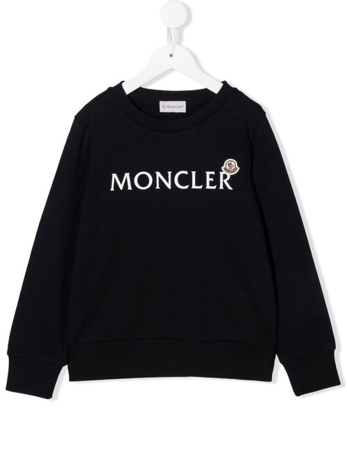 Moncler Enfant logo-print long-sleeve sweatshirt
