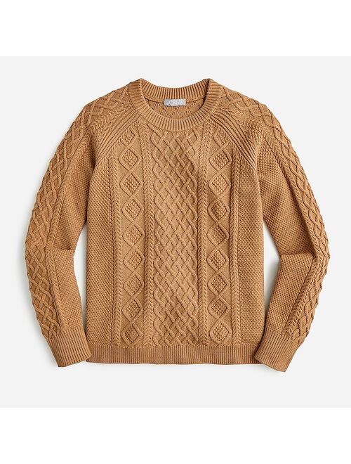 J.Crew Cotton cable-knit sweater