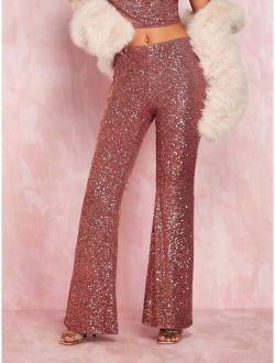 BAE Sequin Flare Leg Pants